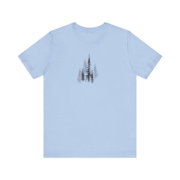 Tree Shadow - Unisex Jersey Short Sleeve Tee - Light Colours - Image 17