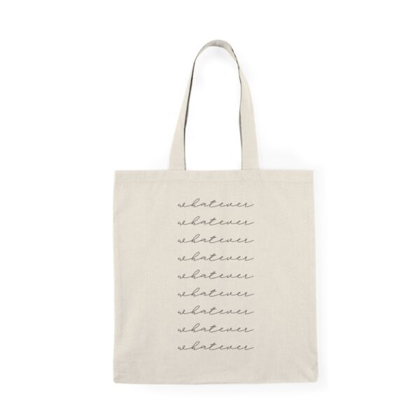 Whatever - Natural Tote Bag