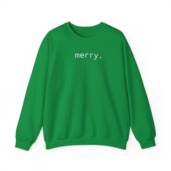 merry. Unisex Heavy Crewneck Sweatshirt - Dark Colours - Image 9