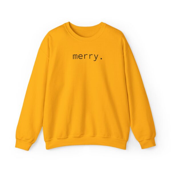 merry. - Seasonal Sweatshirt: Unisex, Heavy blend - Light Colours - Image 5