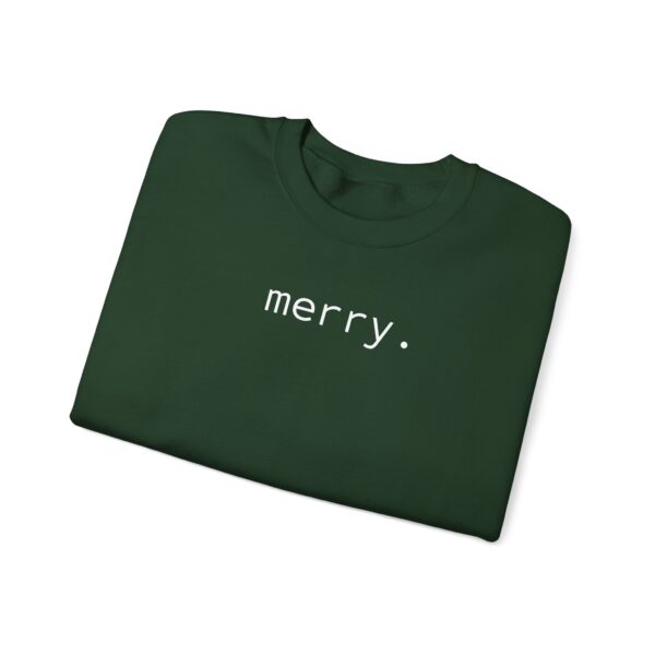 merry. Unisex Heavy Crewneck Sweatshirt - Dark Colours - Image 7