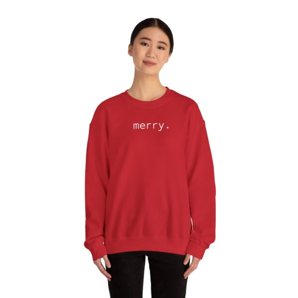 merry. Unisex Heavy Crewneck Sweatshirt - Dark Colours - Image 20