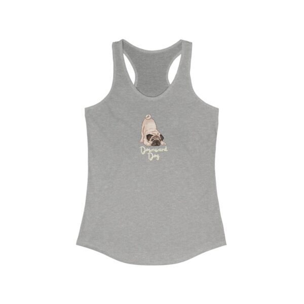 Downward Dog - Women's Ideal Racerback Tank - Dark Colours - Image 3