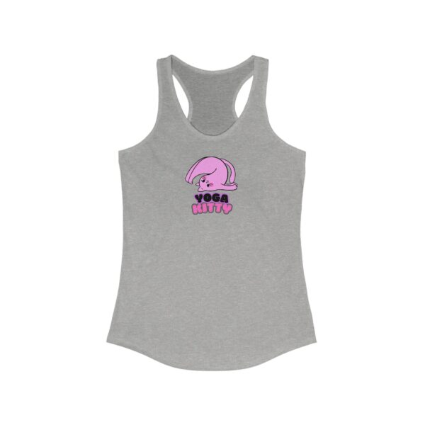 Yoga Kitty - Women's Ideal Racerback Tank - Light and Dark Colours - Image 5