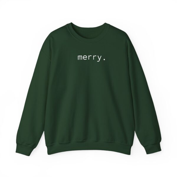 merry. Unisex Heavy Crewneck Sweatshirt - Dark Colours - Image 5