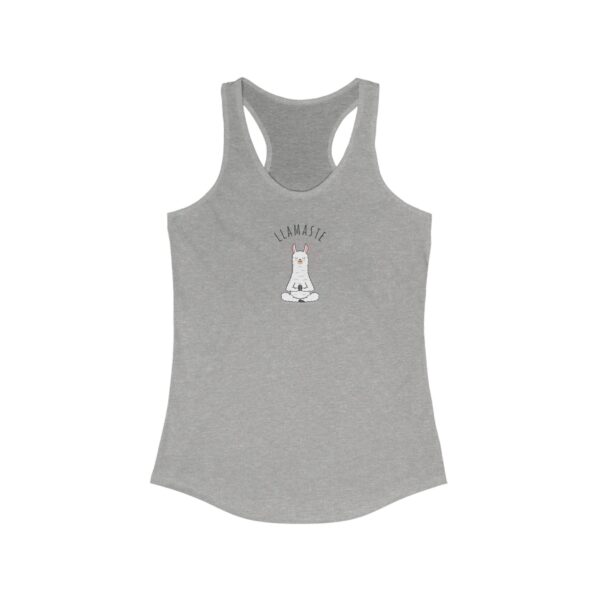 Llamaste - Women's Ideal Racerback Tank - Light Colours - Image 3