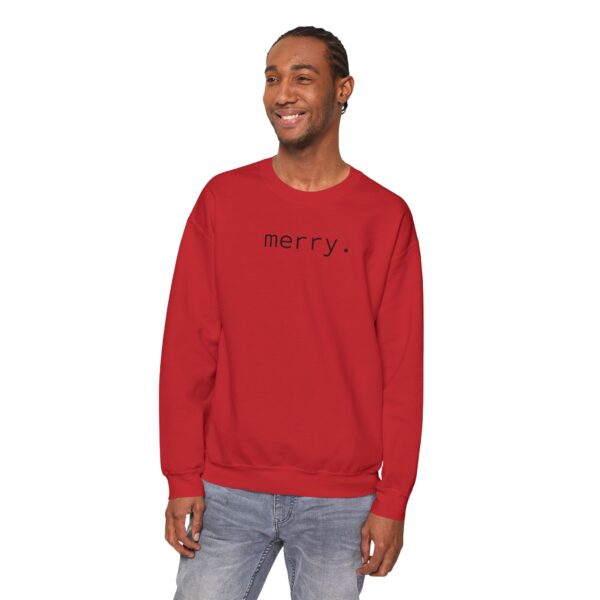 merry. - Seasonal Sweatshirt: Unisex, Heavy blend - Light Colours - Image 12