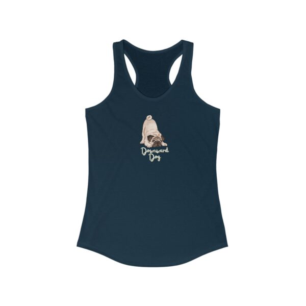 Downward Dog - Women's Ideal Racerback Tank - Dark Colours - Image 5