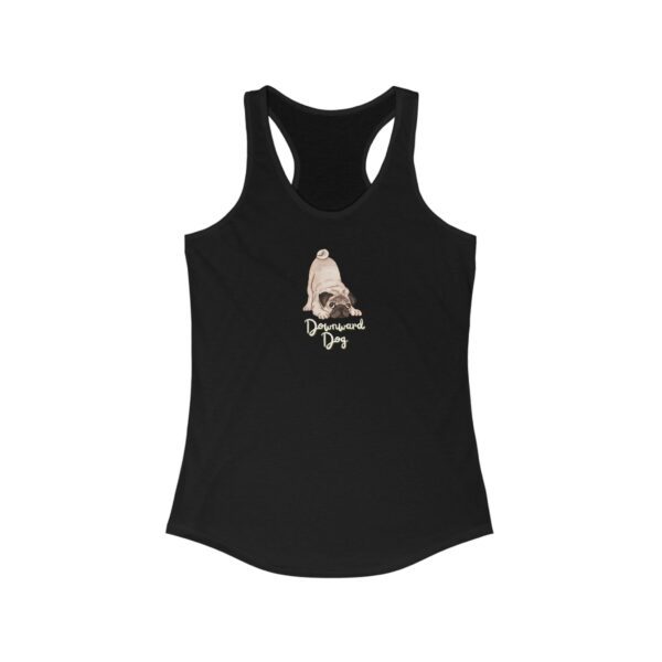 Downward Dog - Women's Ideal Racerback Tank - Dark Colours