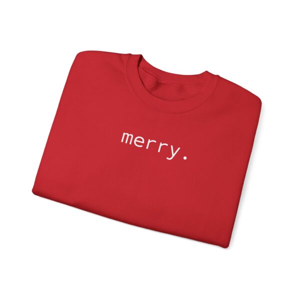 merry. Unisex Heavy Crewneck Sweatshirt - Dark Colours - Image 19