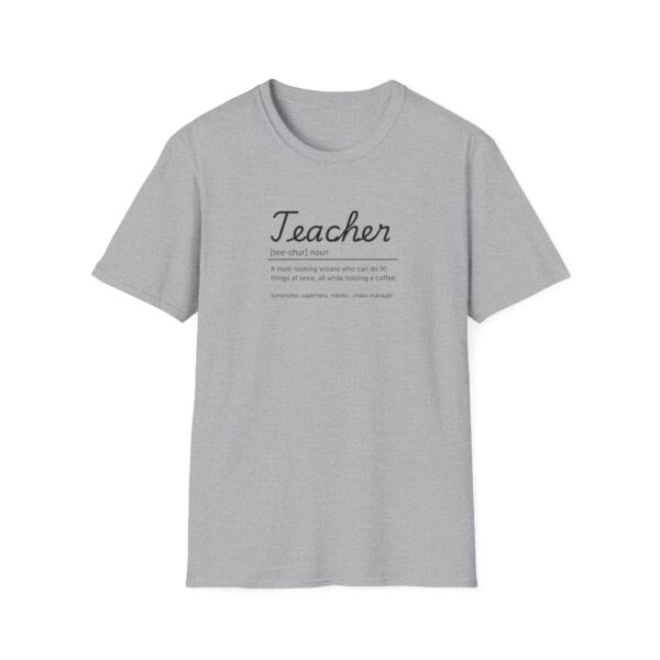 Teacher Unisex t-shirt - Multitasking Wizard - Image 9