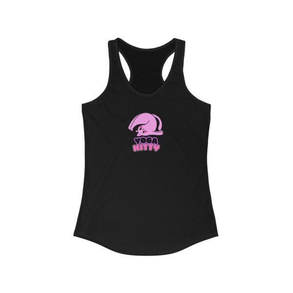 Yoga Kitty - Women's Racerback Tank - Light and Dark Colours - Image 3