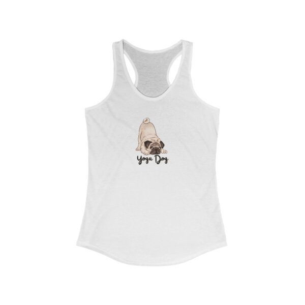 Yoga Dog - Women's Racerback Tank - Light Colours