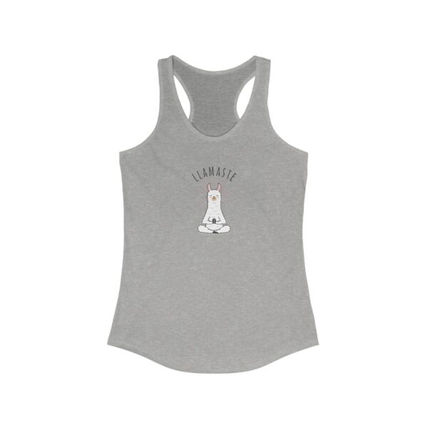 Llamaste - Women's Racerback Tank - Light Colours - Image 3