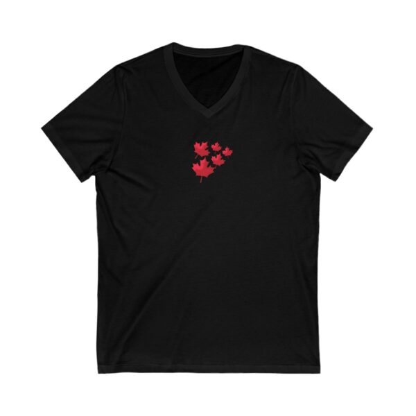 Canadian Maple Leaf Unisex V-Neck T-Shirt