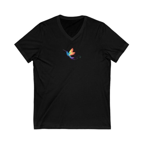 Rainbow Bird Unisex V-Neck T-Shirt