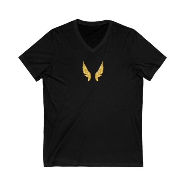 Gold Wings Unisex V-Neck T-Shirt