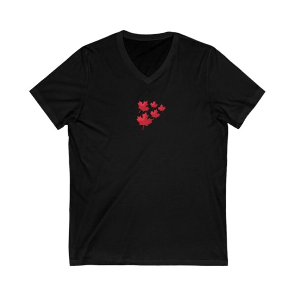 Canadian Maple Leaf Unisex V-Neck T-Shirt